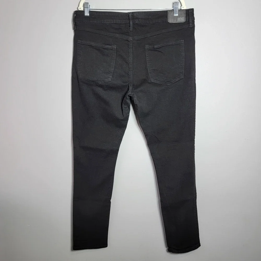 American Eagle AE 24/7 Athletic Skinny Jeans Men‎ 36x32 Black Airflex+